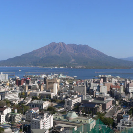 Sakurajima, un volcán activo de Japón, en una imagen de archivo