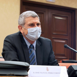 José Manuel Pérez Tornero durante su comparecencia el pasado 13 de enero en el Congreso de los Diputados.