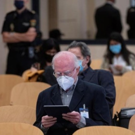 Teddy Bautista en la Audiencia Nacional.