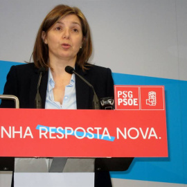 Pilar Cancela cuando era la presidenta de la gestora del Partidos Socialista de Galicia | Europa Press