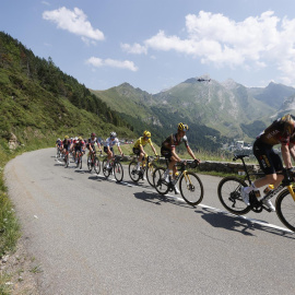 Ciclistas del tour de Francia el 21 de julio de 2022