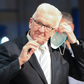 El candidato de los verdes en las regionales de Alemania, Winfried Kretschmann.