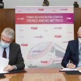 Renfe firma con CAF un contrato de 258 millones para el suministro y mantenimiento de 37 trenes