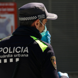 Una imatge d'arxiu d'un agent de la Guàrdia Urbana de Barcelona.