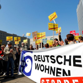 Imagen de archivo de una manifestación de la iniciativa Expropiar a Deutsche Wohnen y compañía.