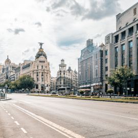 Fotografía de la ciudad de Madrid.