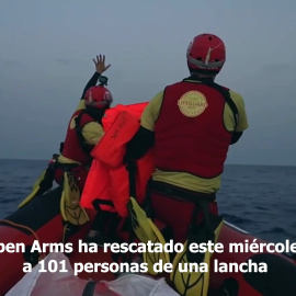 Vídeo | Open Arms rescata a 101 personas en el Mediterráneo con su nuevo buque