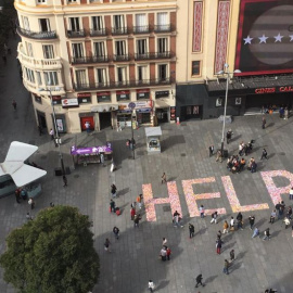 Una llamada contra la prostitución y la trata de mujeres en Madrid. / TWITTER FRAVM