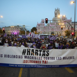 Manifestación por el Día Internacional contra la Violencia contra las Mujeres, a 25 de noviembre de 2021.