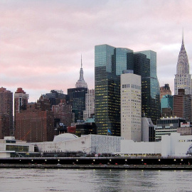 El complex d'edificis de la seu de les Nacions Unides, a Nova York.