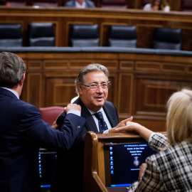 El el exministro de Interior y diputado del PP Juan Ignacio Zoido durante el pleno del Congreso. EFE/Luca Piergiovanni