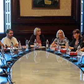 01/09/2022 - La reunió de la Mesa del Parlament d'aquest dijous.