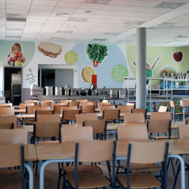 Comedor de un colegio madrileño. Imagen de Archivo.