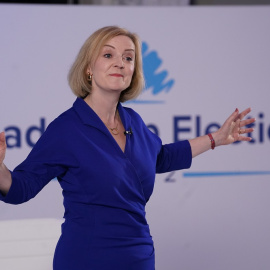 02/09/2022. Liz Truss durante un acto de la campaña para liderar el Partido Conservador británico, en Norwich, a 25 de agosto de 2022.