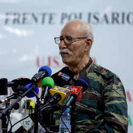 El líder del Frente Polisario, Brahim Ghali. Imagen de Archivo.