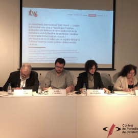 Presentació de la plataforma International Trial Watch - Catalan Referendum case / @InterTrialWatch