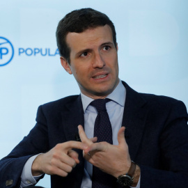 Pablo Casado afirma que no cree que deba pedir disculpas por los casos de corrupción en el PP | EFE/Ballesteros