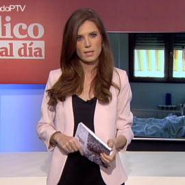 Nuria Martínez en el informativo 'Público al Día' del 8 de abril de 2019.