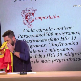 La Sexta retira el vídeo del gag de Dani Mateo sonándose los mocos en la bandera de España tras las críticas