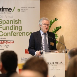 El presidente de la CNMV, Sebastián Albella, participa en la 'Spanish Funding Conference'. E.P.