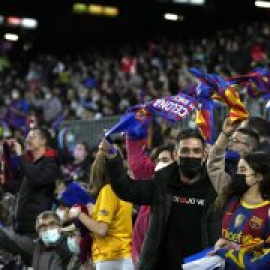 La noche histórica que vivió el fútbol femenino en el Camp Nou, en imágenes