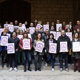 Presentació de les noves adhesions al protocol 'No callem'. AJUNTAMENT DE BARCELONA