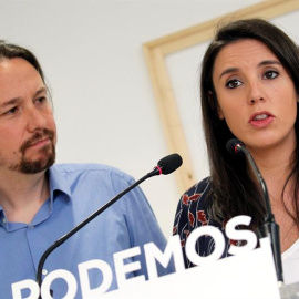 Pablo Iglesias e Irene Montero | EFE