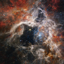 La poderosa visión en el espectro infrarrojo del telescopio espacial James Webb ha descubierto miles de estrellas en formación en la nebulosa de la Tarántula que hasta ahora no habían sido detectadas.