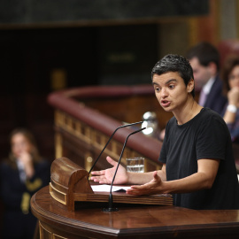 Lucía Martín, co-portavoz en el Congreso de los Diputados por En Comú Podem | Europa Press