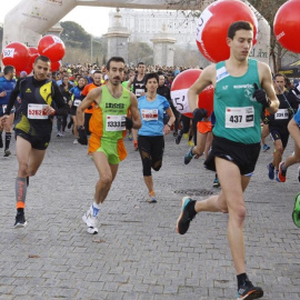 Algunos de los corredores que han participado en la carrera. @Entreculturas