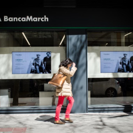 Sucursal de Banca March en Madrid. E.P.