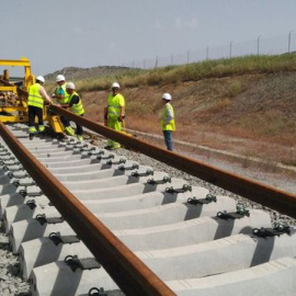 Obras del AVE a Extremadura.