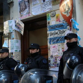 3/9/22 La Policía de Argentina custodia el domicilio de Cristina Fernández de Kirchner, a 3 de septiembre de 2022.