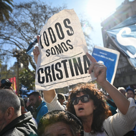 2/9/22 Miles de personas se congregan para protestar en Argentina contra el magnicidio fallido de Cristina Fernández de Kirchner, a 2 de septiembre de 2022.