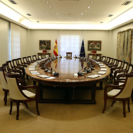 Sala de reuniones del Consejo de Ministros del gobierno de España.