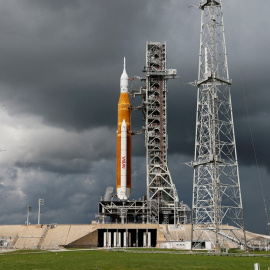 10/09/2022. La nave Artemis I en la estación espacial de Cabo Cañaveral, en Florida, a 2 de septiembre de 2022.