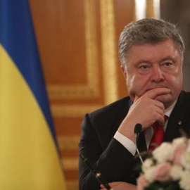 El presidente ucraniano, Petro Poroshenko, después de su reunión con Erdogan en Estambul, Turquía, el 3 de noviembre de 2018. EFE