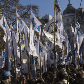 Manifestación en repulsa por el ataque contra la vicepresidenta de Argentina, Cristina Fernández de Kirchner