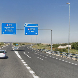 Imagen de la autopista Madrid-Toledo.