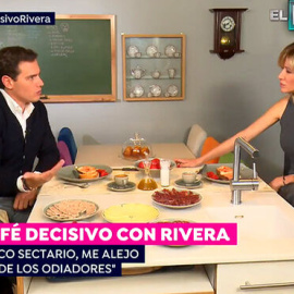 Albert Rivera durante la entrevista con Susanna Griso para 'Espejo Público'. | Atresmedia