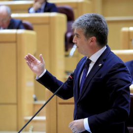 20/11/2018.- El senador del PP, Ignacio Cosidó, interviene en la sesión de control al Gobierno, esta tarde en el pleno del Senado. EFE/ Fernando Alvarado