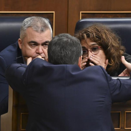 María Jesús Montero, Santos Cerdán, Aitor Esteban