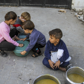 Niños palestinos