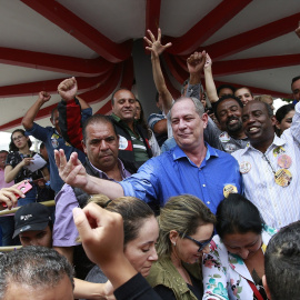 Ciro Gómes en Suzano, Sao Paulo, Brasil