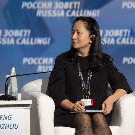 Meng Wanzhou, directora financiera de Huawei. - REUTERS