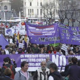 Manifestación del movimiento feminista de Madrid el Día Internacional de la Mujer de 2018 | EFE