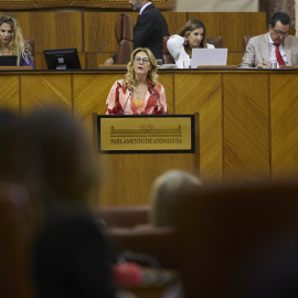 La consejera de Economía y Hacienda de la Junta de Andalucía, Carolina España.