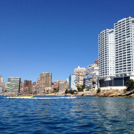 Vista de las Torres de Benidorm.