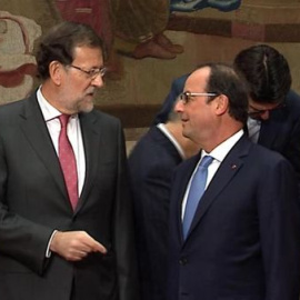 Rajoy y Hollande se reúnen en París para reforzar las relaciones bilaterales