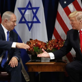 Donald Trump y el premier israelí Benjamin Netanyahu, en Nueva York. | Reuters